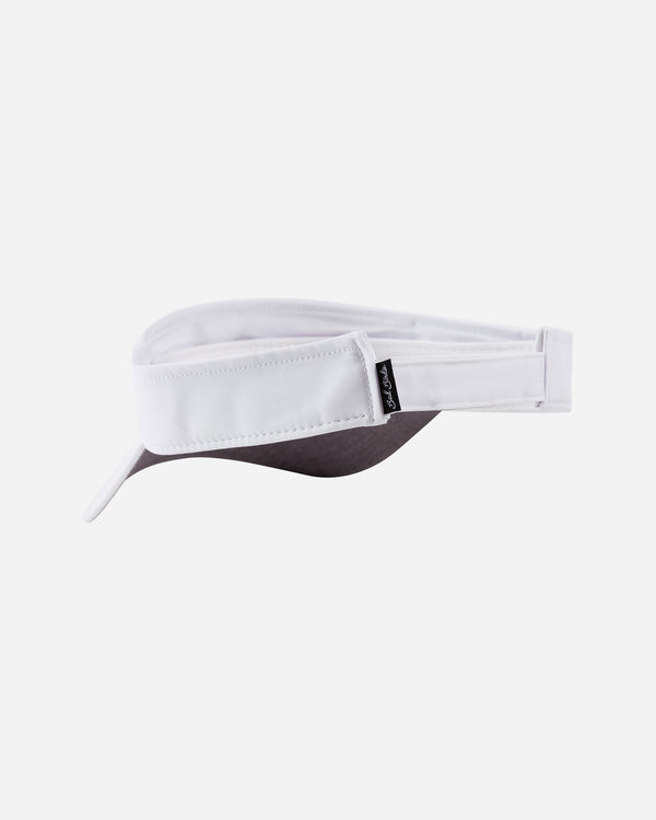 Embroidered Bad Visor- White