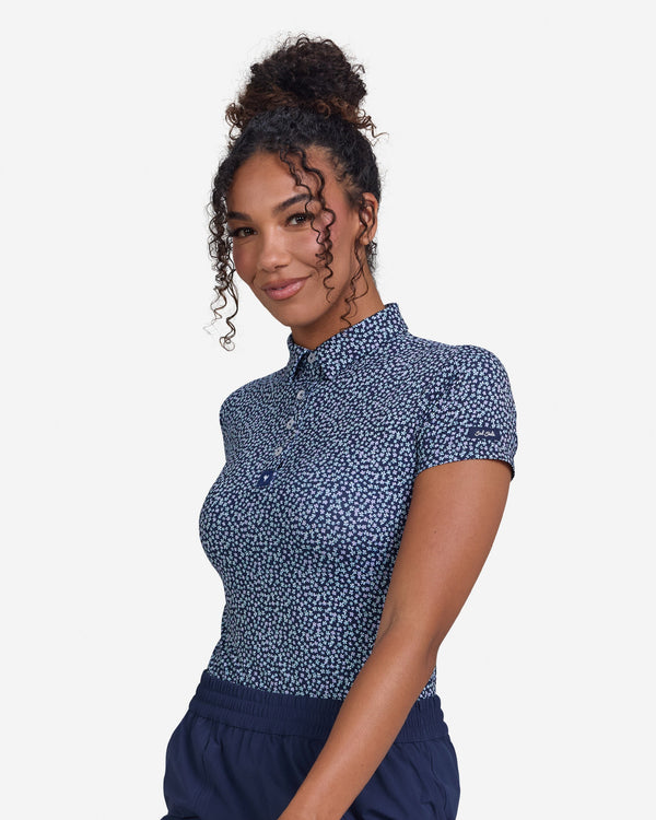 Ditsy Down-Women's Polo-Bad Birdie