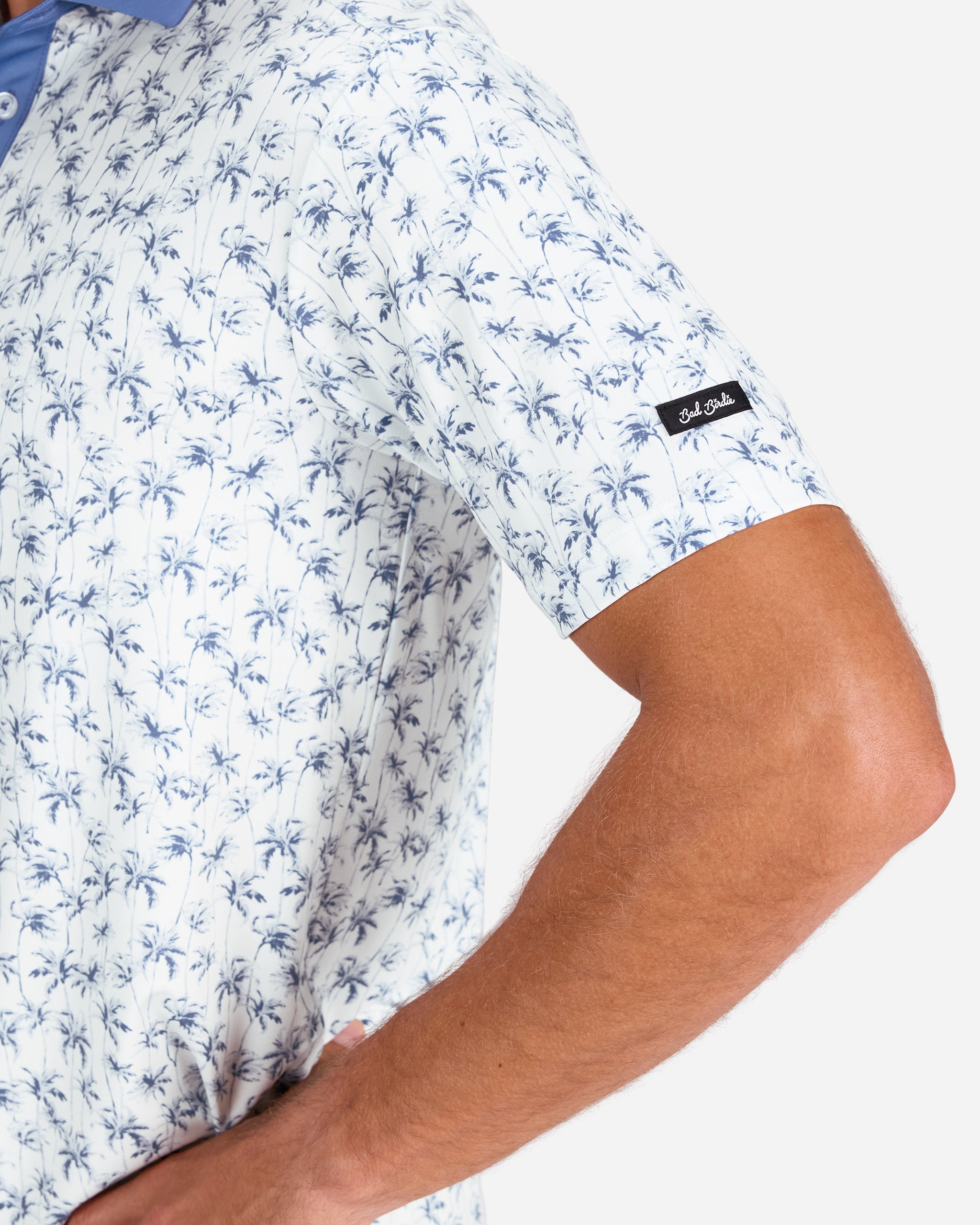 Palmetto Azure-Men's Polo-Bad Birdie