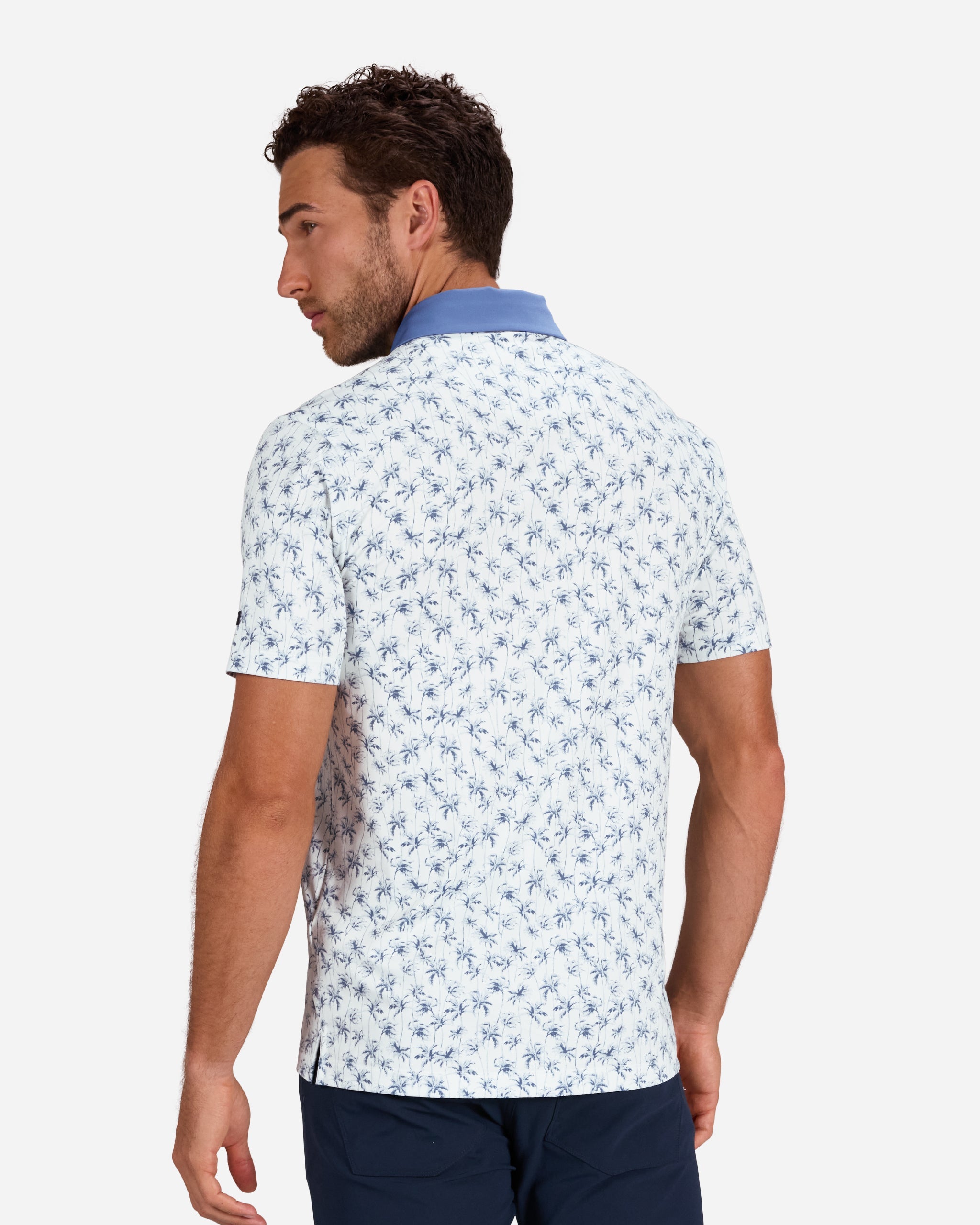 Palmetto Azure-Men's Polo-Bad Birdie