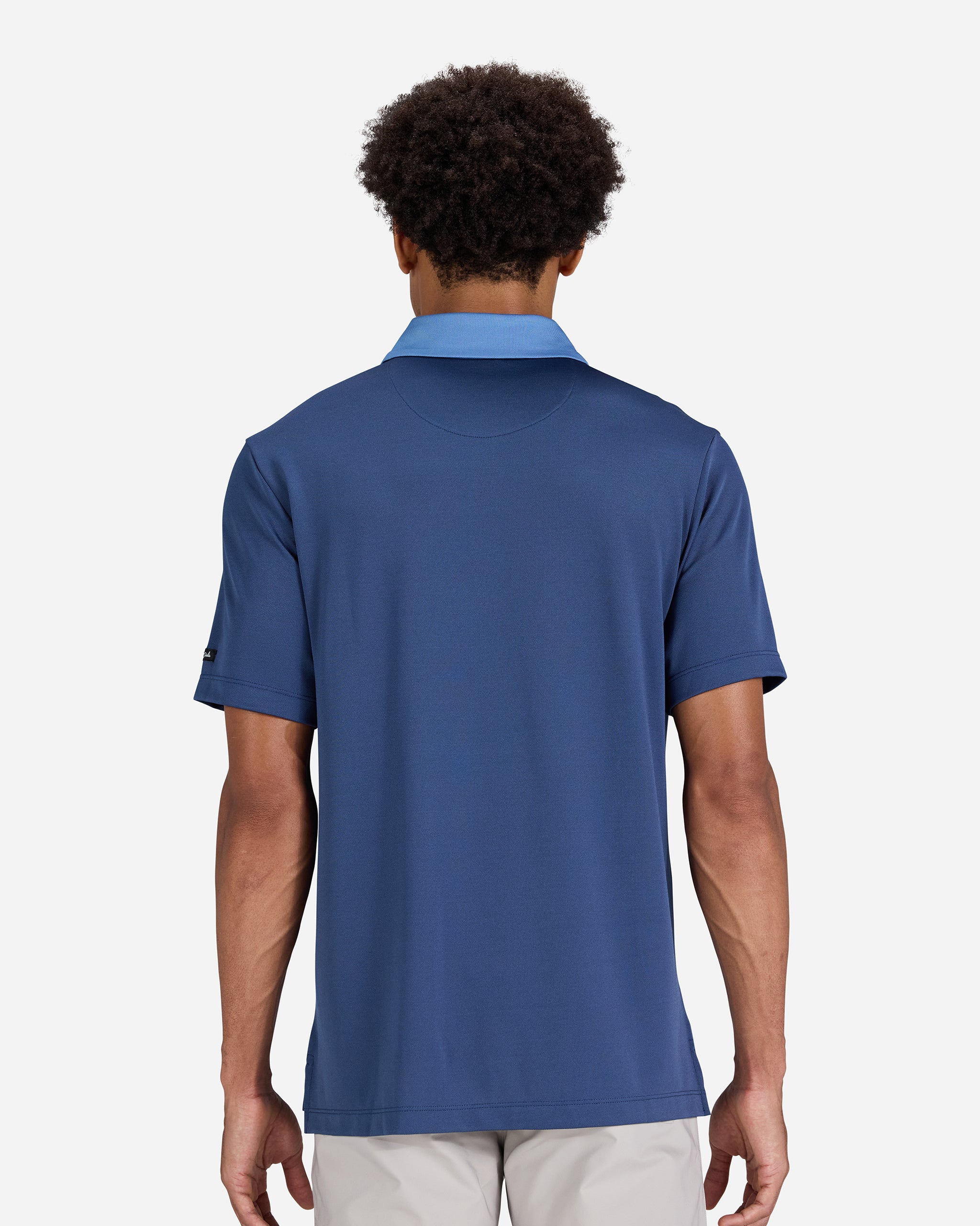 Dusk Navy-Men's Polo-Bad Birdie